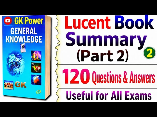 Top 100 Lucent GK MCQ | Lucent GK | Complete GK in English | Lucent General Knowledge | Gk for Exams