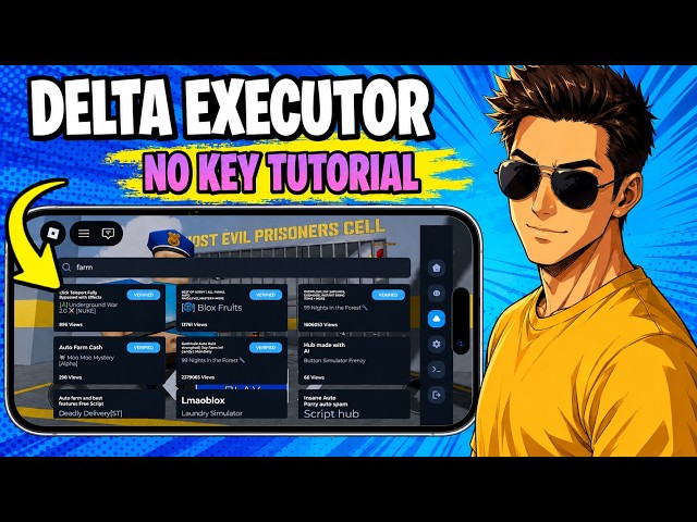 Delta Executor LATEST iOS & Android - Download Delta Executor Mobile (NO KEY) Tutorial