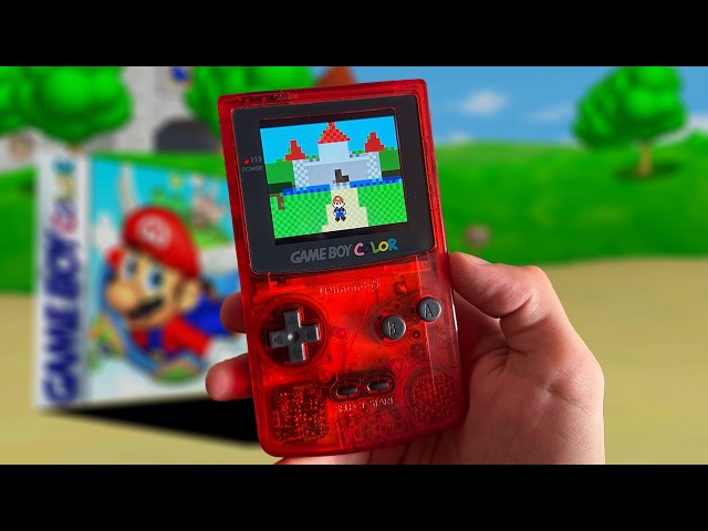 I put 3D Mario on the GameBoy Color!