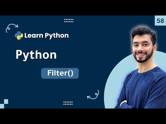 Python built in function Filter #58 | كورس تعلم لغه بايثون