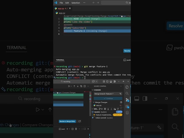 #shorts #vscode #vsco #python #codingtips #learntocode #programminglife #techsupport #devtips