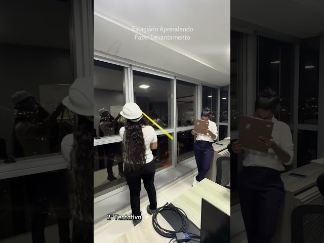 ESTAGIARIO APRENDENDO FAZER LEVANTAMENTO!