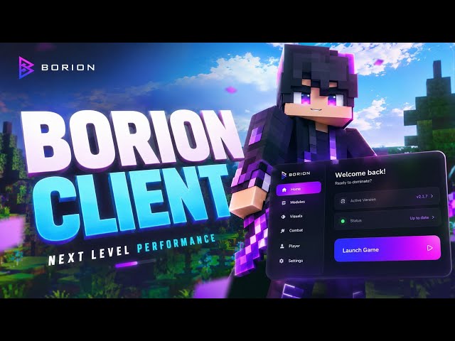 Borion Client - The Best FREE Minecraft Bedrock Hacked Client in 2026 (Kill Aura + Aimbot) ✅