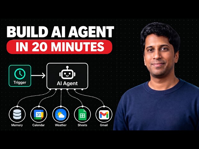 Build an AI Agent in 20 Minutes (No Code)