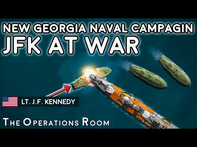 US Navy New Georgia Campaign (2/2) - JFK's PT Boat Gets Rammed
