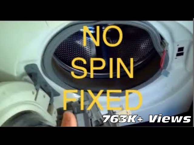 ✨ FRONT LOAD WASHER WON’T SPIN — FIXED IN 8 MINUTES ✨