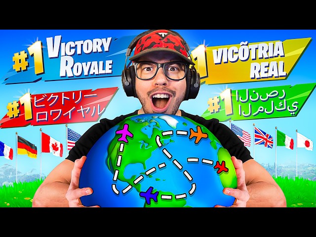 Winning Fortnite in Every Country! (Sprite Edition)