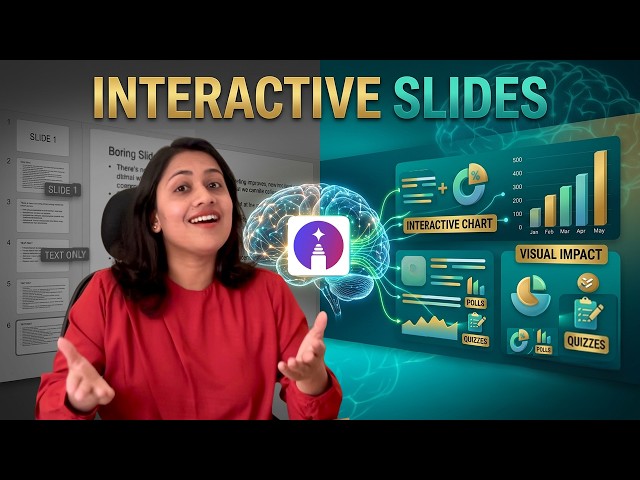 Interactive Quizzes ✨ Dynamic Slides using Slidea AI 🔥
