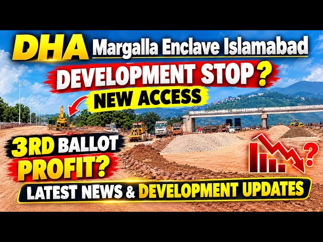 Margalla Enclave New Access Latest Updates | Development | 3rd Ballot Plots Prices Profit 