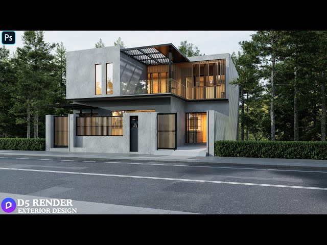 D5 Render Exterior Design Tutorial | Create Stunning Outdoor Visuals