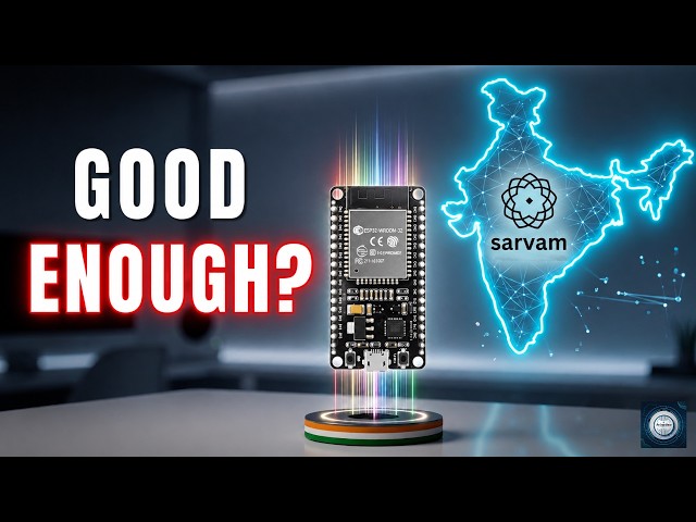 India's AI Stack on ESP32 | Sarvam AI Voice Assistant!