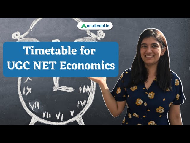 Timetable for UGC NET Economics | By Saveri Ma'am