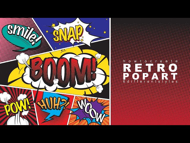 Adobe Illustrator Tutorial | Retro Pop Art Drawing for Beginners