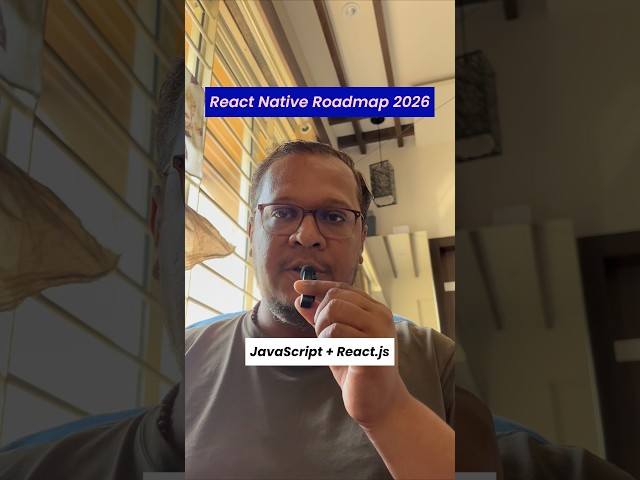 React Native Complete Roadmap 2026 | Beginner to Production Level | Hindi