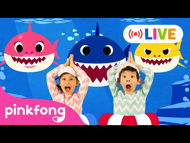 [LIVE] 🔴Las Mejores Canciones Infantiles para Cantar y Bailar | Pinkfong Baby Shark en español