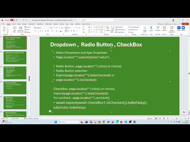 Playwright Dropdown, Checkbox & Radio Button | Handle Web Elements Easily
