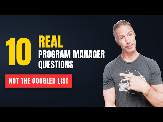 10 Program Manager Interview Questions and the Traps Inside Them