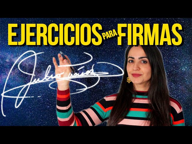 ✍️ EJERCICIOS para hacer una FIRMA