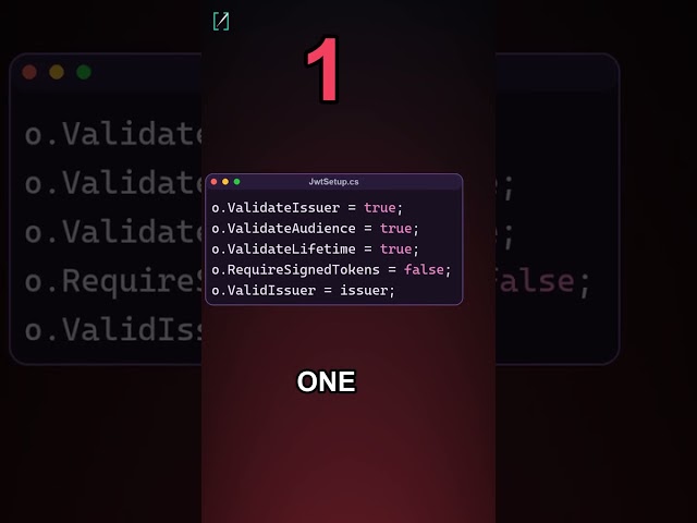Anyone can forge your tokens (AI's JWT config) #dotnet