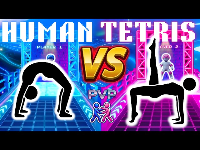 HUMAN TETRIS PVP🔥| 2 Players Showdown | High-Quality Immersive Interactive #3