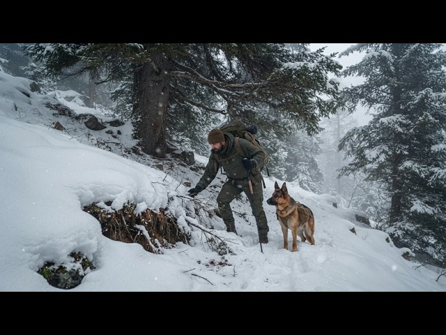 ❄️ 🏕️Building an Underground Winter Shelter in the Snowy Forest @HavenSurvival7