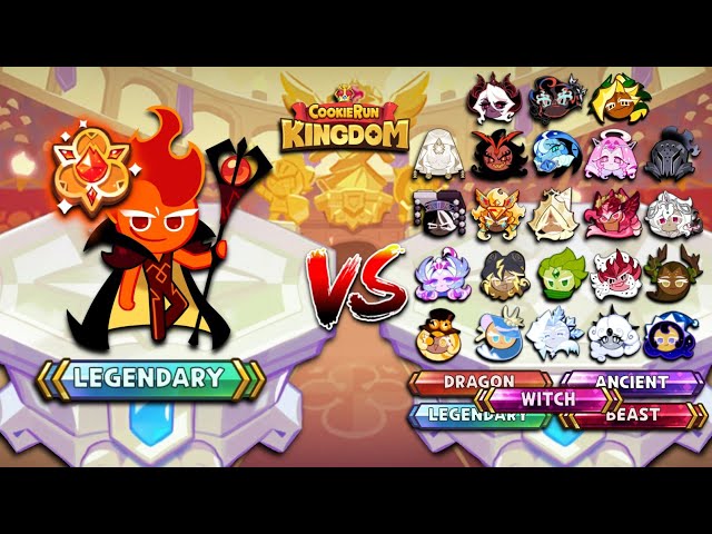 fire spirit cookie's crystal jam vs the legendary+ cookie