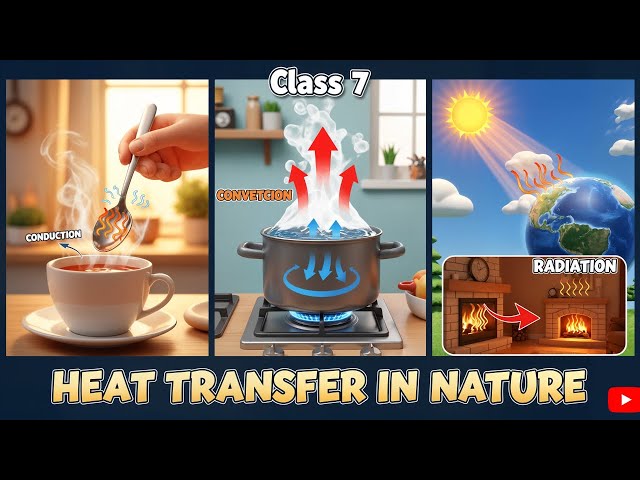 Class 7 Science: Curiosity | Heat Transfer in Nature (Chapter 7, Part 1)