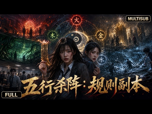【MultiSub】🔥《五行殺陣：規則副本》全集｜社畜沈沫為了救爺爺卷入辦公樓五行規則副本，綁定陰陽師系統，在時間循環中破五關，直面人性背叛與生死考驗｜#drama #ai #短劇