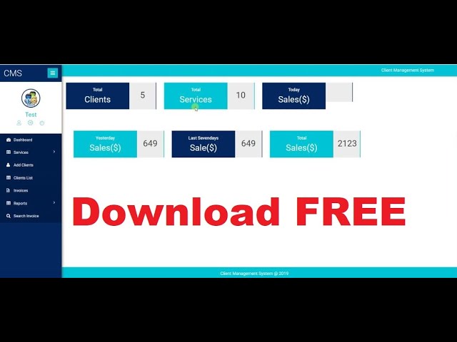 Client Management System using PHP & MySQL | Download Now