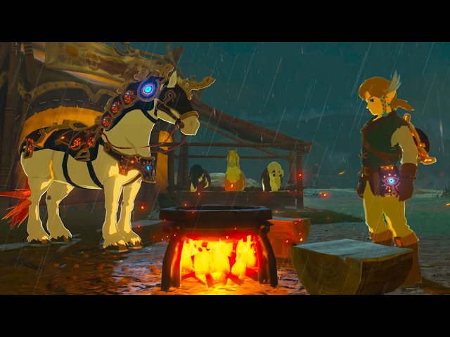 you should be asleep by now... (zelda music w/ heavy rain)
