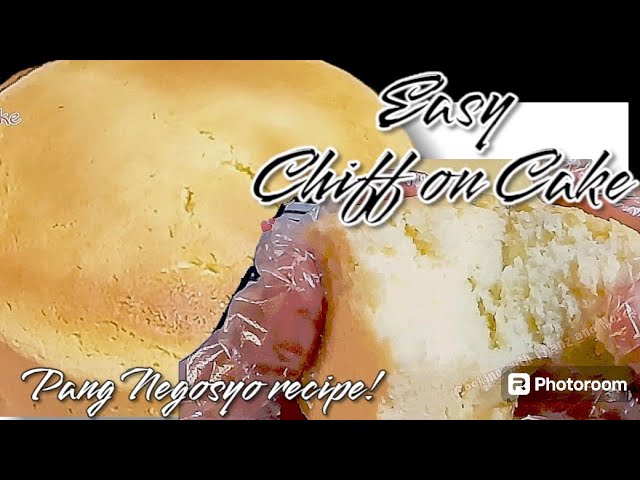 How to make Chiffon Cake / Easy to make @CookingwithLhanzandMore.30 #baking #bakingtutorial #food