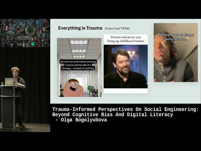Perspectives On Social Engineering: Beyond Cognitive Bias And Digital Literacy - Olga Bogolyubova