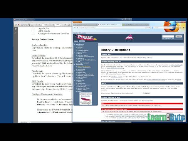Android Training Course - Computer Setup 1