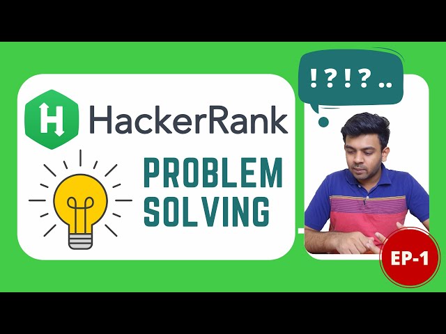Getting started with Problem Solving in HackerRank | English | code io