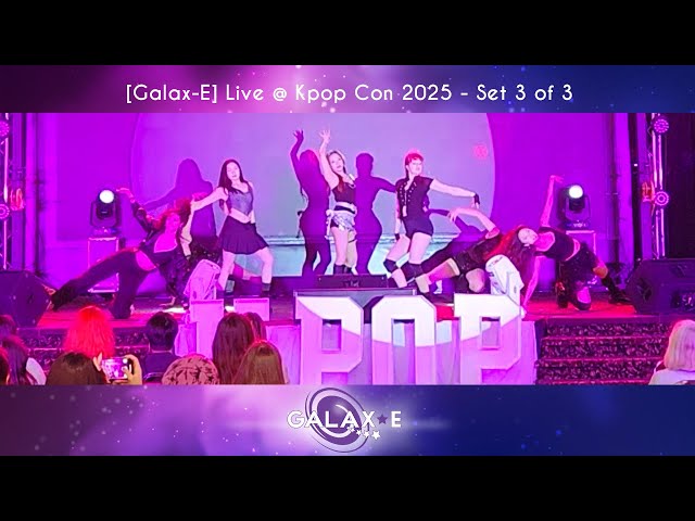[Galax-E] Live @ Kpop Con Winnipeg 2025 - Set 3 of 3 | Miss A, VIVIZ