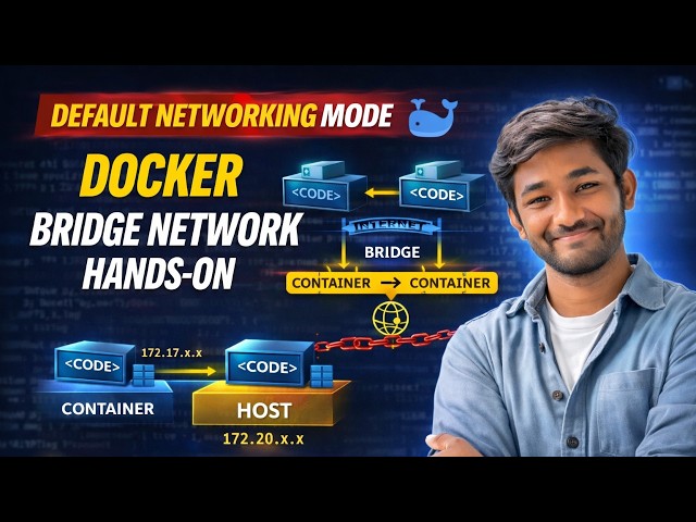 Docker Bridge Network Hands-on 🐳 | Container Communication Explained | DevOps Tutorial