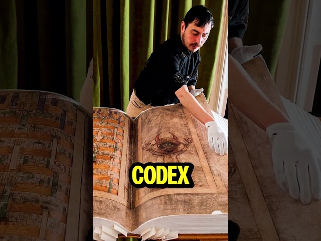 Codex Gigas, the devil's book that turned legends into reality😱#history    #shorts  #facts