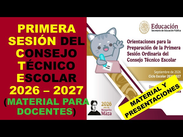 I Am a Teacher: FIRST SCHOOL TECHNICAL COUNCIL SESSION 2026 – 2027 (MATERIAL FOR TEACHERS)