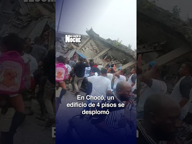 En Chocó un edificio de 4 pisos se desplomó