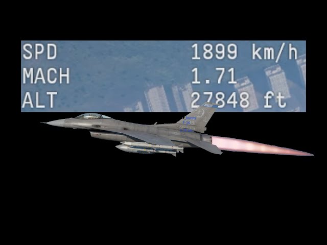 War Thunder | Optimal Climb Strategy for ARH Employment | F-16, AIM-120