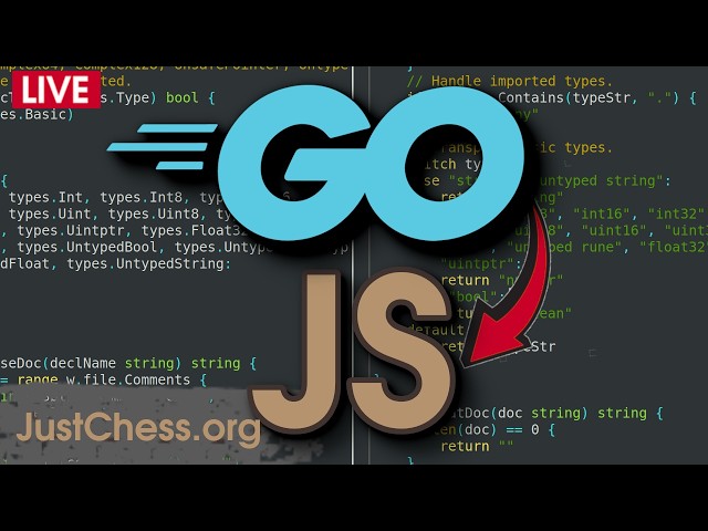 JustChess Session #4: Go Types Transpiler Part 1