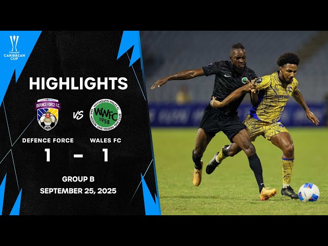 Defence Force vs Wales | 2025 Concacaf Caribbean Cup | Group Stage