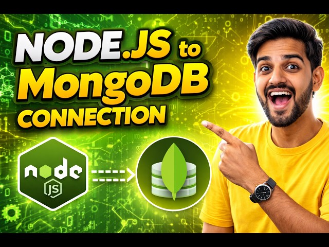 How To Connect Node.js + MongoDB In Hindi || Node to MongoDB Connection
