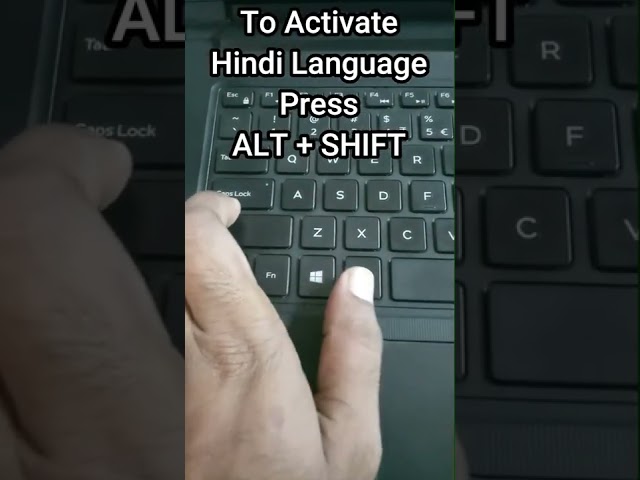 Hindi typing will happen by pressing this #typing