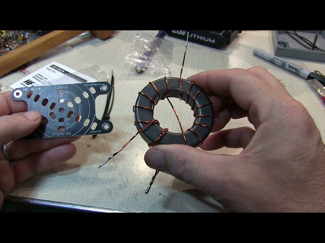 #344: ARRL 49:1 End Fed Halfwave UNUN transformer kit from HFKits - Build and quick bench test