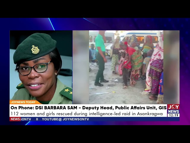 Ghana Immigration Service deports 105 foreign nationals after anti-trafficking operation.