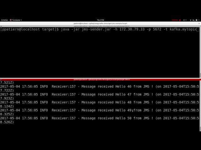 02 JMS receiver from Kafka