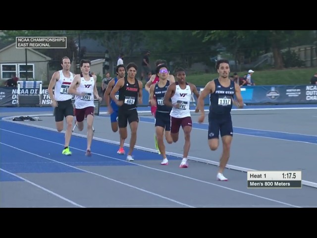1:47 TO MAKE FINALS - NCAA D1 East Regional Men's 800m Prelims