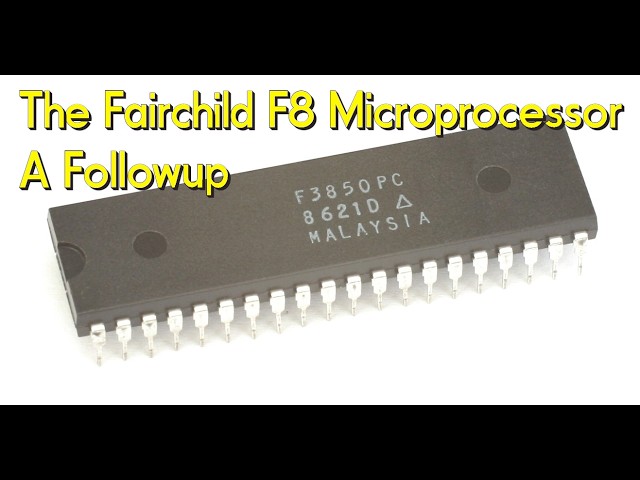 Fairchild F8 Microprocessor Followup #1970s #computer #electronic #retrocomputing