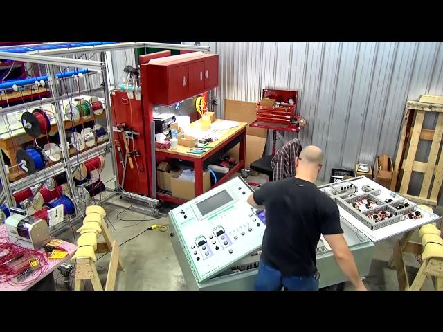 Time-lapse control panel assembly/building (Multico Electrique panel shop)